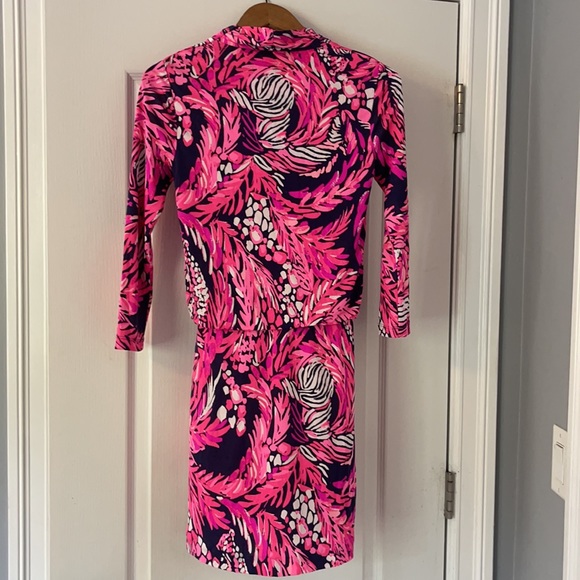 Lilly Pulitzer Felizia Silk Dress “A Jungle In Here” - Picture 4 of 6